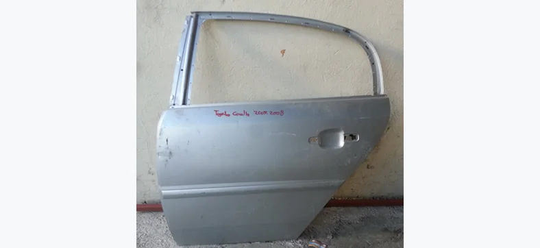 Toyota Corolla 2007-2008 Arası Sol Arka Kapı
