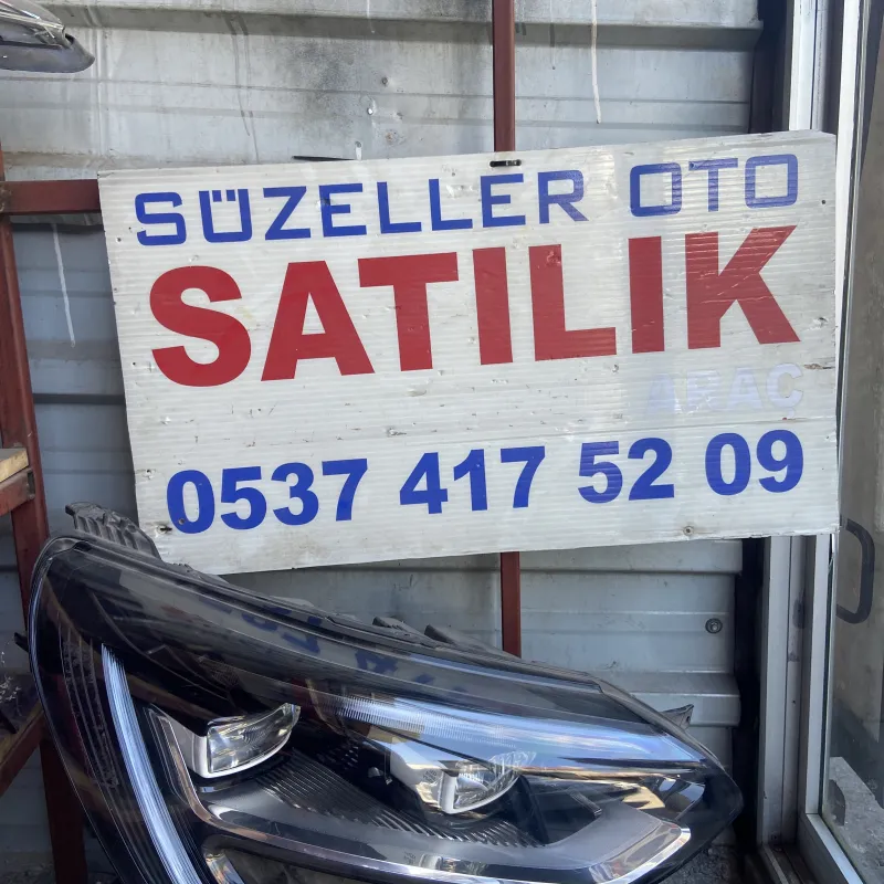 Reno megan 4 sağ far içi siyah çift mercekli full ledli