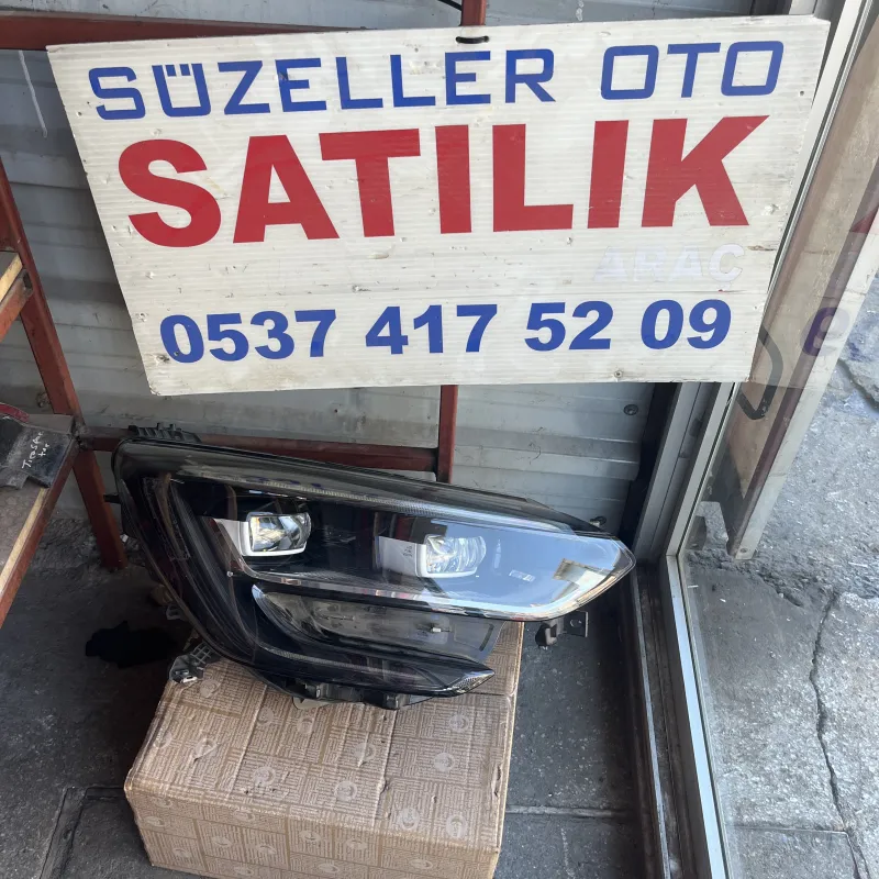  Reno megan 4 sag far içi siyah çift mercekli full ledli
